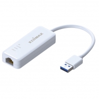 EDIMAX EU-4306, USB3.0 Gigabit LAN adapter, White, USB3.0 to RJ-45 LAN connector thumbnav 1