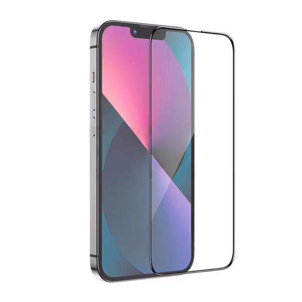Screen Protector HOCO G1 Tempered Glass for Apple iPhone 13 / 13 Pro, HD tempered glass, Flash Attach Full screen, Silk screen, Vacuum Plating Anti-fingerprint Layer, 2.5D Border screen printing / Thickness 0.33mm 