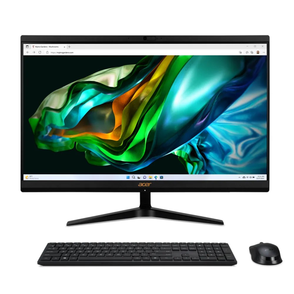 Моноблок 27” Acer Aspire C27-1800 (DQ.BKKME.00C) / Intel Core i5-1335U / 16GB / 512GB SSD / Black photo 1