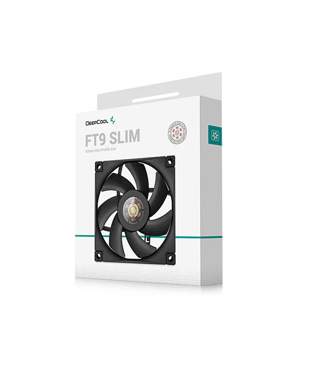 Кулер для корпуса DEEPCOOL FT9 SLIM/ 92mm PWM fan/ Black photo 5