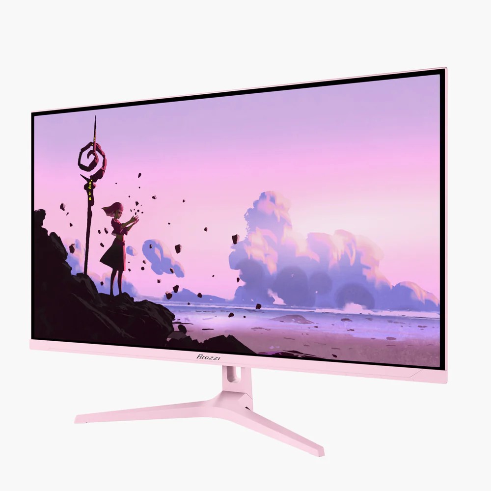 32.0” Monitor Gaming AROZZI Nova/ QHD/ 1ms/ 180Hz/ Pink photo 2