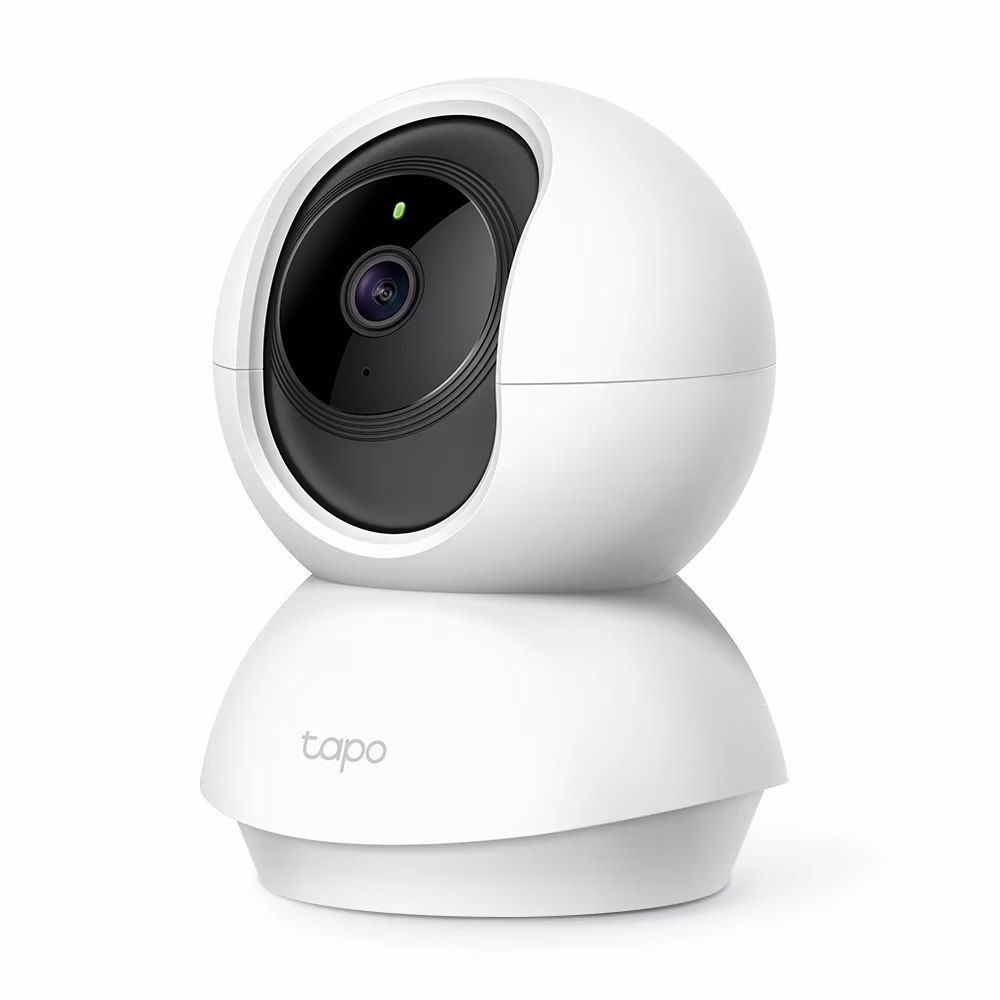 Indoor IP Security Camera  TP-LINK Tapo C210, White,  No Hub Required, FHD (1920x1080), Smart IP Pan/Tilt Camera, WiFi, 114° angle lens, 1/2.8“, F/NO: 2.4; Focal Length: 3.83mm, 2-way audio, Privacy Mode, Motion Tracking, Night Vision, 360° Panoramic Snap 