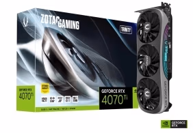 Видеокарта ZOTAC GeForce RTX 4070 Ti  Trinity / 16GB / GDDR6X / 192bit