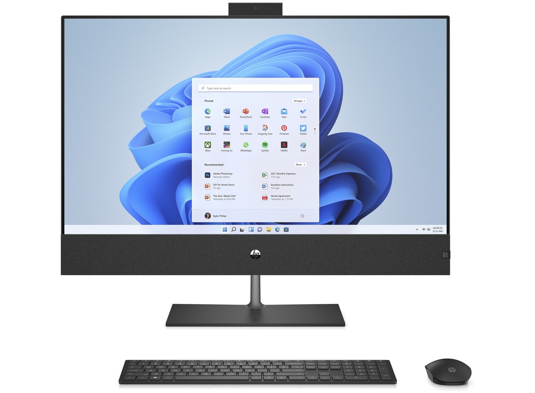 All-in-One PC 32” HP 32-b1005ci  / UHD / Intel Core i5-13400T / 16GB / 512GB SSD / RTX 3050 / Sparkling Black photo 1