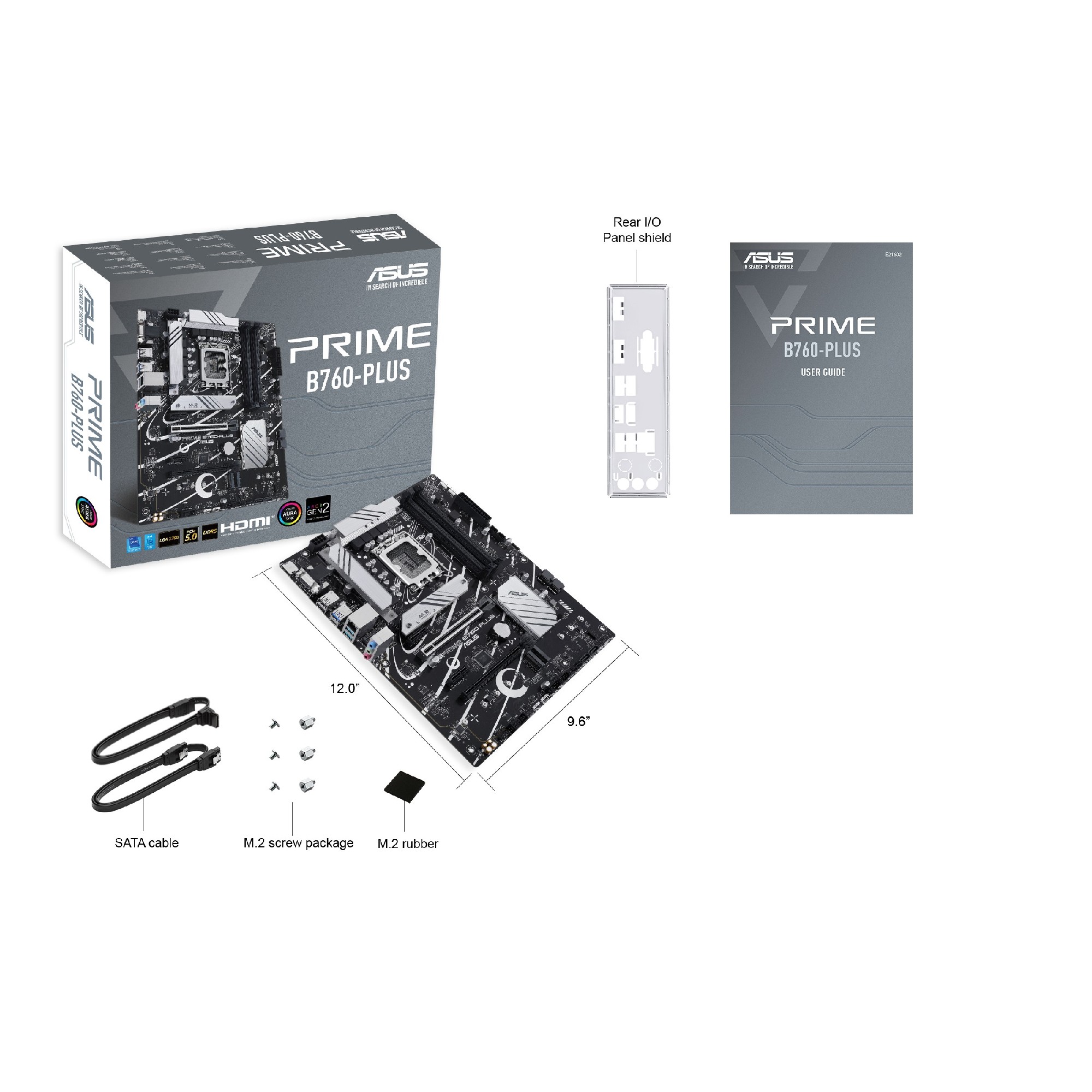 Placa de baza ASUS PRIME B760-PLUS / 1700 / B760 / DDR5 / ATX photo 5