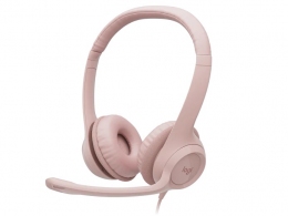 Наушники Logitech USB H390, Rose thumbnav 1