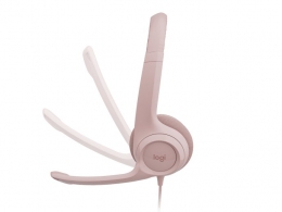 Наушники Logitech USB H390, Rose thumbnav 3