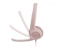 Casti Logitech USB H390, Rose thumbnav 3