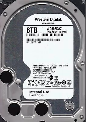 3.5" HDD Western Digital Caviar Blue (WD60EAZX ) / 6.0TB / 5400rpm / 128MB / SATAIII 