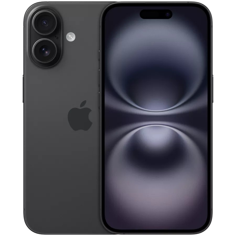 Смартфон Apple iPhone 16 128GB Black (MYE73ZD/A) photo 1