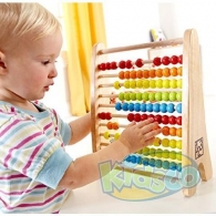 Hape E0412A Rainbow Bead Abacus thumbnav 1