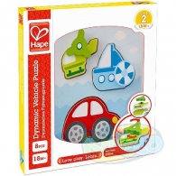 Hape E1607A Dynamic Vehicle Puzzle thumbnav 1