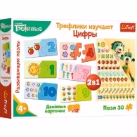 Trefl 15582 Puzzles 30 Educational Numbers