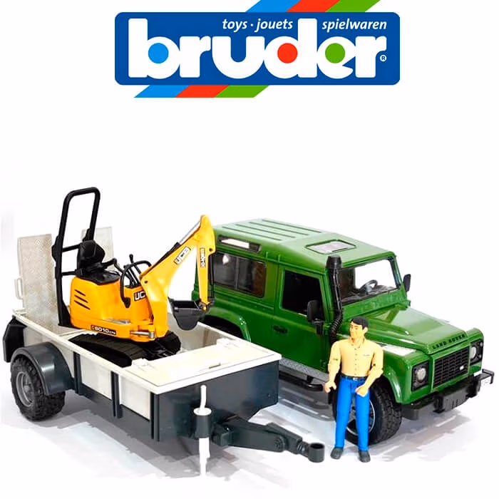 Maşină Land Rover cu excavator 02593 