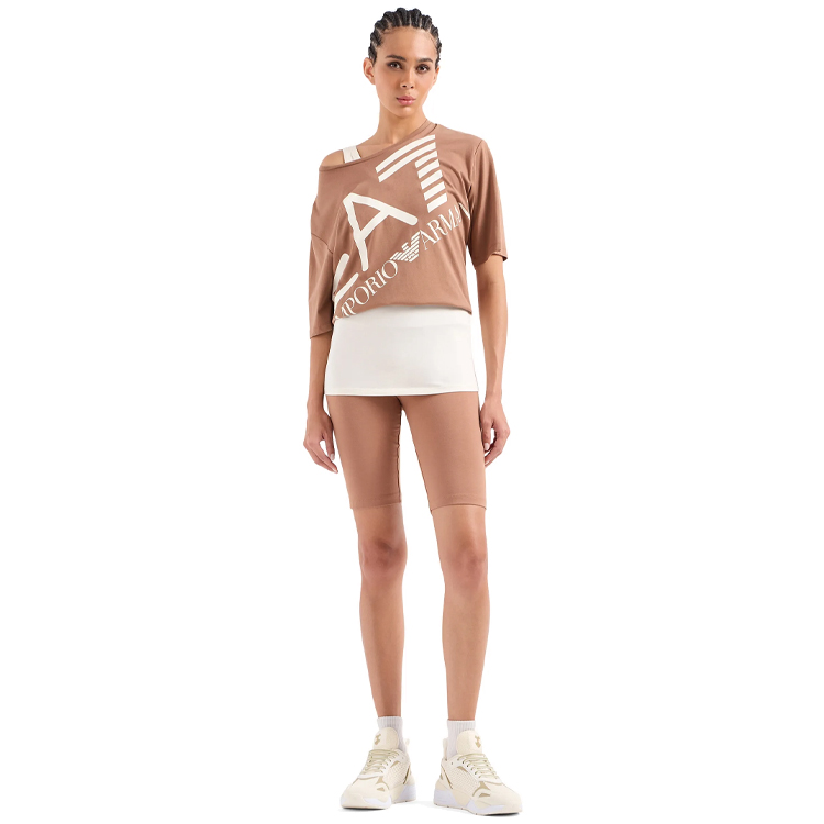Tricou EA7 EMPORIO ARMANI T-SHIRT XS Maro Femei photo 3