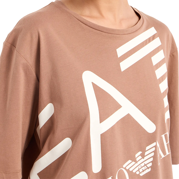 Tricou EA7 EMPORIO ARMANI T-SHIRT XS Maro Femei photo 5