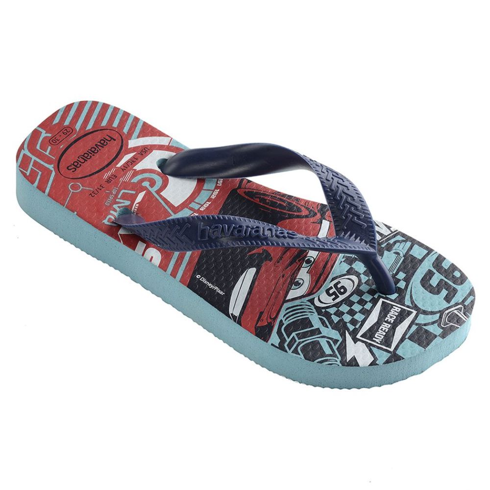 Slapi Havaianas KIDS CARS / 33/34 cm / Albastru photo 4
