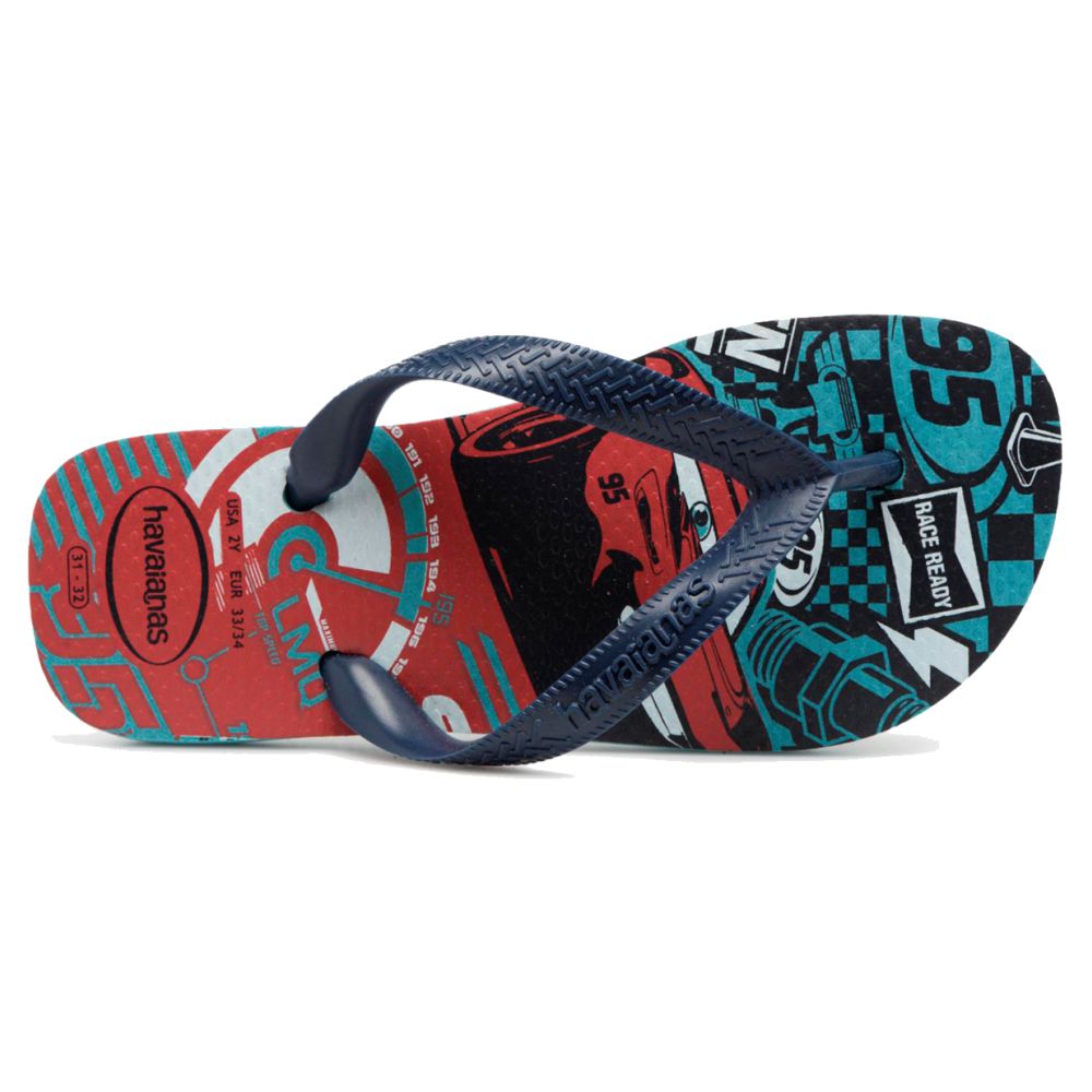 Slapi Havaianas KIDS CARS / 33/34 cm / Albastru photo 5