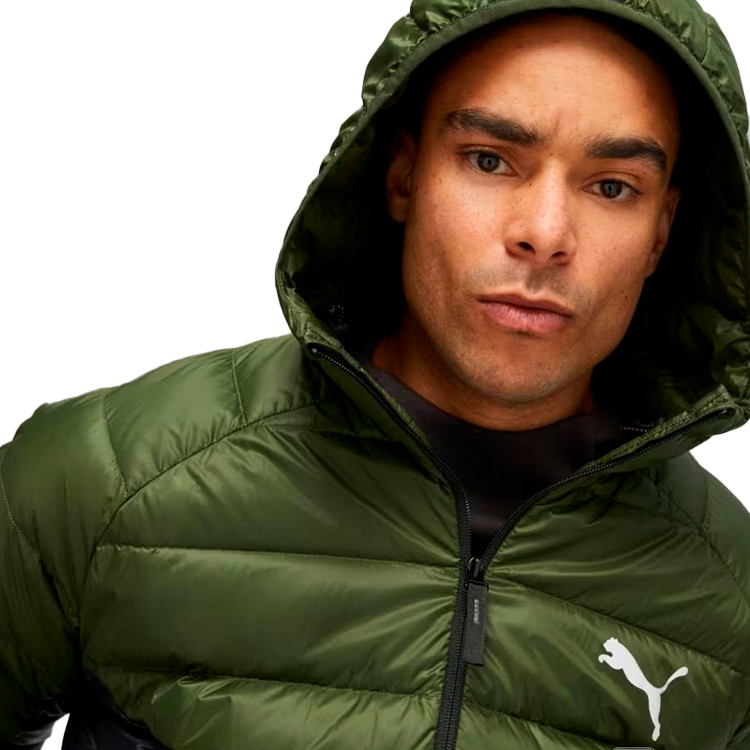 Куртка мужская Puma PackLITE Hooded Down Jacket S Хаки photo 5