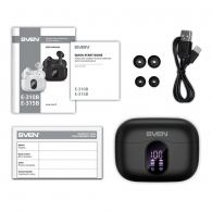 Casti Sven E-315B Black thumbnav 6