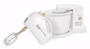 Mixer Tefal HT4131, 450 W, 5 trepte viteza, Alb