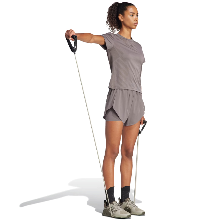 Tricou Adidas HR HIIT AIRCH T / Femei / XS / Maro photo 6