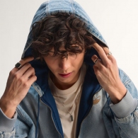 Толстовка Adidas DENIM PADDED JACKET thumbnav 5