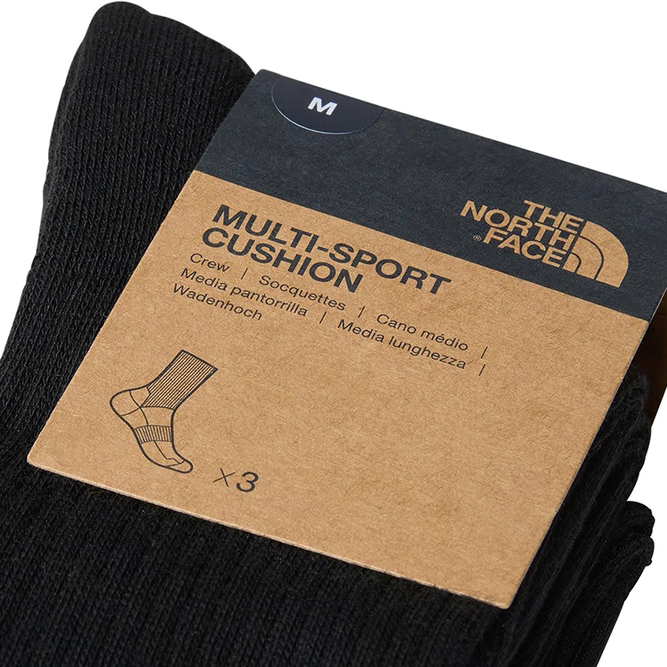 Sosete Unisex The North Face MULTI SPORT CUSH CREW SOCK 3P S Negru photo 5