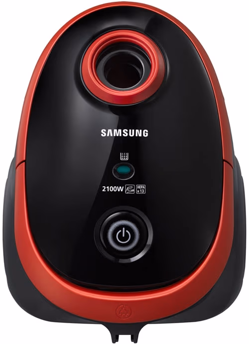 Aspirator cu sac Samsung VC-C5491H31, 2100 W, 83 dB, Negru cu rosu 