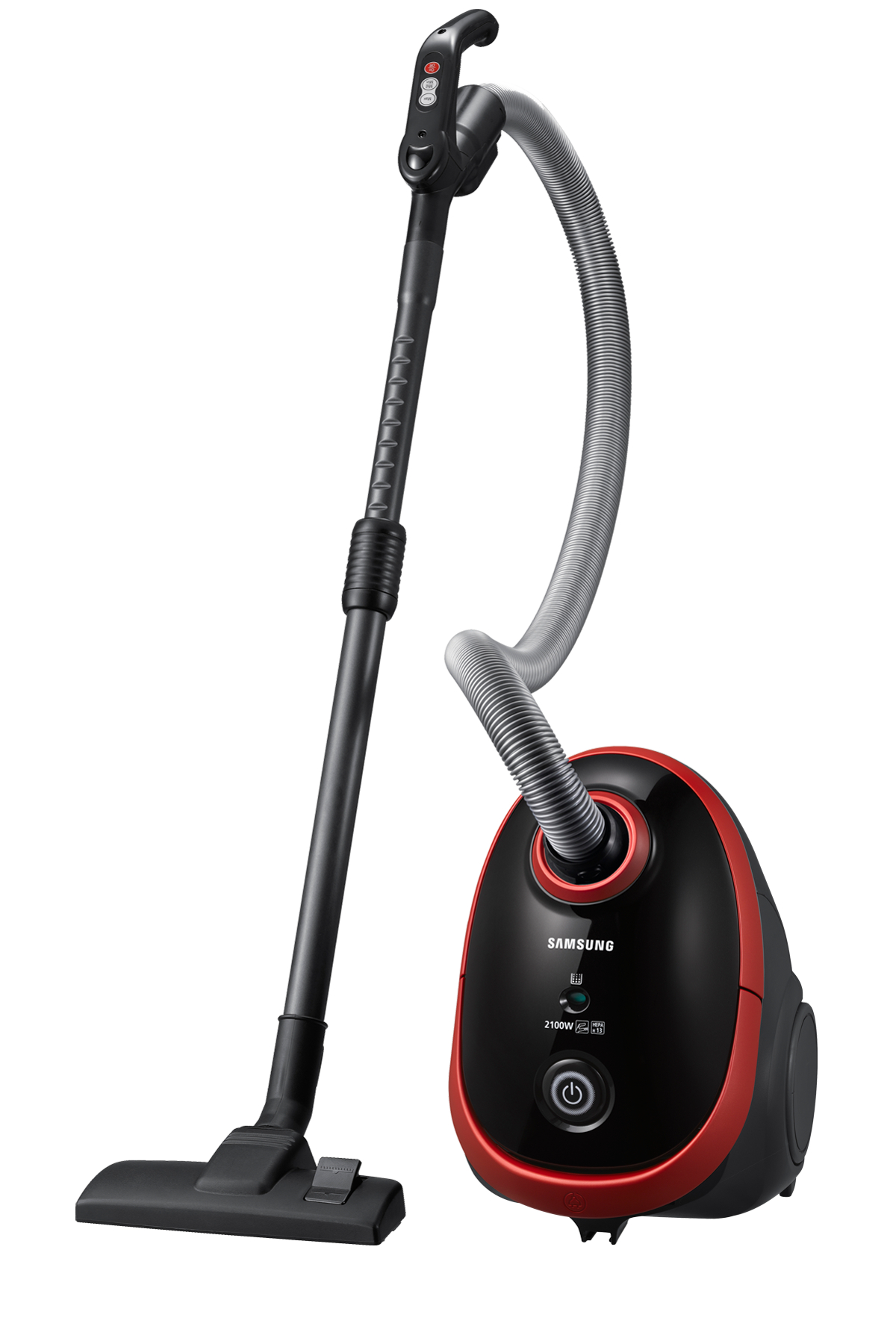 Aspirator cu sac Samsung VCC5491H31 / 2100W / Negru cu rosu photo 4