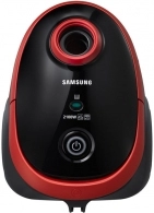 Пылесос с мешком Samsung VCC54E1H31, 1500 Вт, 81 дБ, Черный с красным