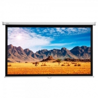 Elite Screens 150"(4:3) 229x305cm Manual Pull Down Screen, White thumbnav 1