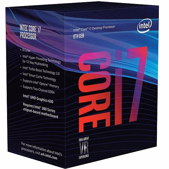 Intel® Core™ i7-9700KF, S1151, 3.6-4.9GHz (8C/8T), 12MB Cache, No Integrated GPU, 14nm 95W, Retail (without cooler)