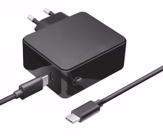Trust Summa 45W Universal USB-C Charger, USB PD 3.0, USB PD2.0, output (5,12,15,20,9V; max 3A), included usb-c cable 2m