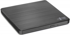 External DVDRW Drive LG GP60NB60, Portable Slim -14mm, Super-Multi DVDR+8x/-8x, RW+6x/-6x, DL+6x, CD-R/RW 24x, RAM 5x, USB2.0, Black, Retail