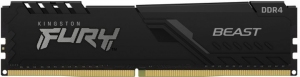 8GB DDR4-3000 Kingston FURY® Beast DDR4, PC24000, CL15, 1.35V, 1Gx8, Auto-overclocking, Asymmetric BLACK low-profile heat spreader, Intel XMP Ready (Extreme Memory Profiles) thumbnav 1