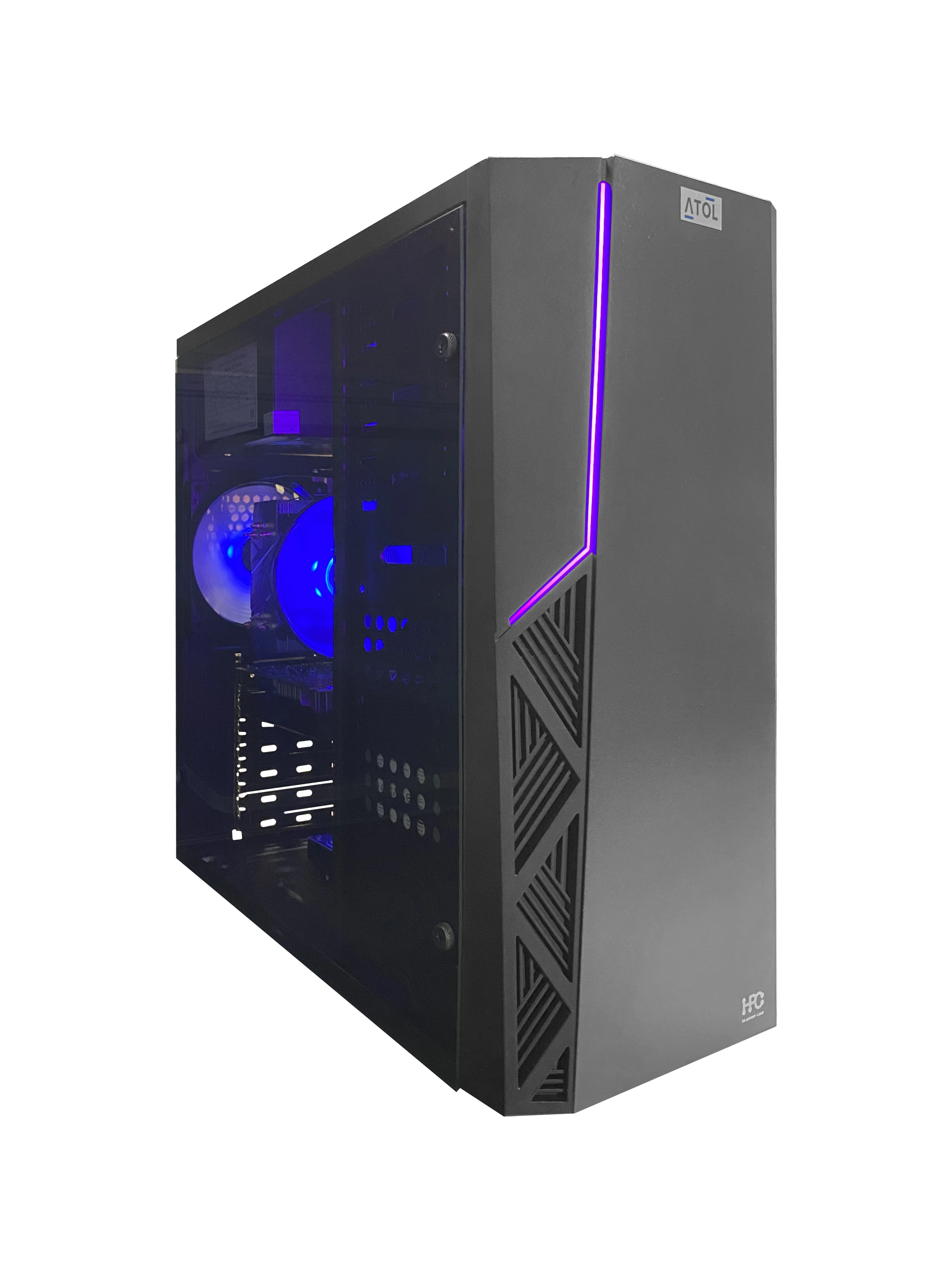 ATOL PC1070MP - Gamer #4 v2: Intel Quad-Core i3-10100F 4C/8T 3.6-4.3GHz/ Asus H410M-K/ RAM 8GB DDR4 2666/ SSD 2.5