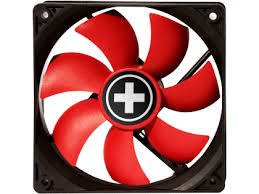 92mm Case Fan - XILENCE XPF92.R.PWM Fan, 92x92x25mm, 1800rpm, <19dBa, 32.1CFM, hydro bearing, 4Pin with PWM,  Black/Red photo 1