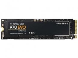 M.2 NVMe SSD 1.0TB  Samsung SSD 970 EVO Plus, PCIe3.0 x4 / NVMe1.3, M2 Type 2280 form factor, Seq. Read: 3500 MB/s, Seq. Write: 3300 MB/s, Max Random 4k: Read /Write: 600,000/550,000 IOPS, Samsung Phoenix Controller, 1GB LPDDR4, V-NAND 3-bit MLC thumbnav 1