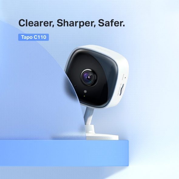 Умная камера TP-LINK Tapo C110, White photo 3