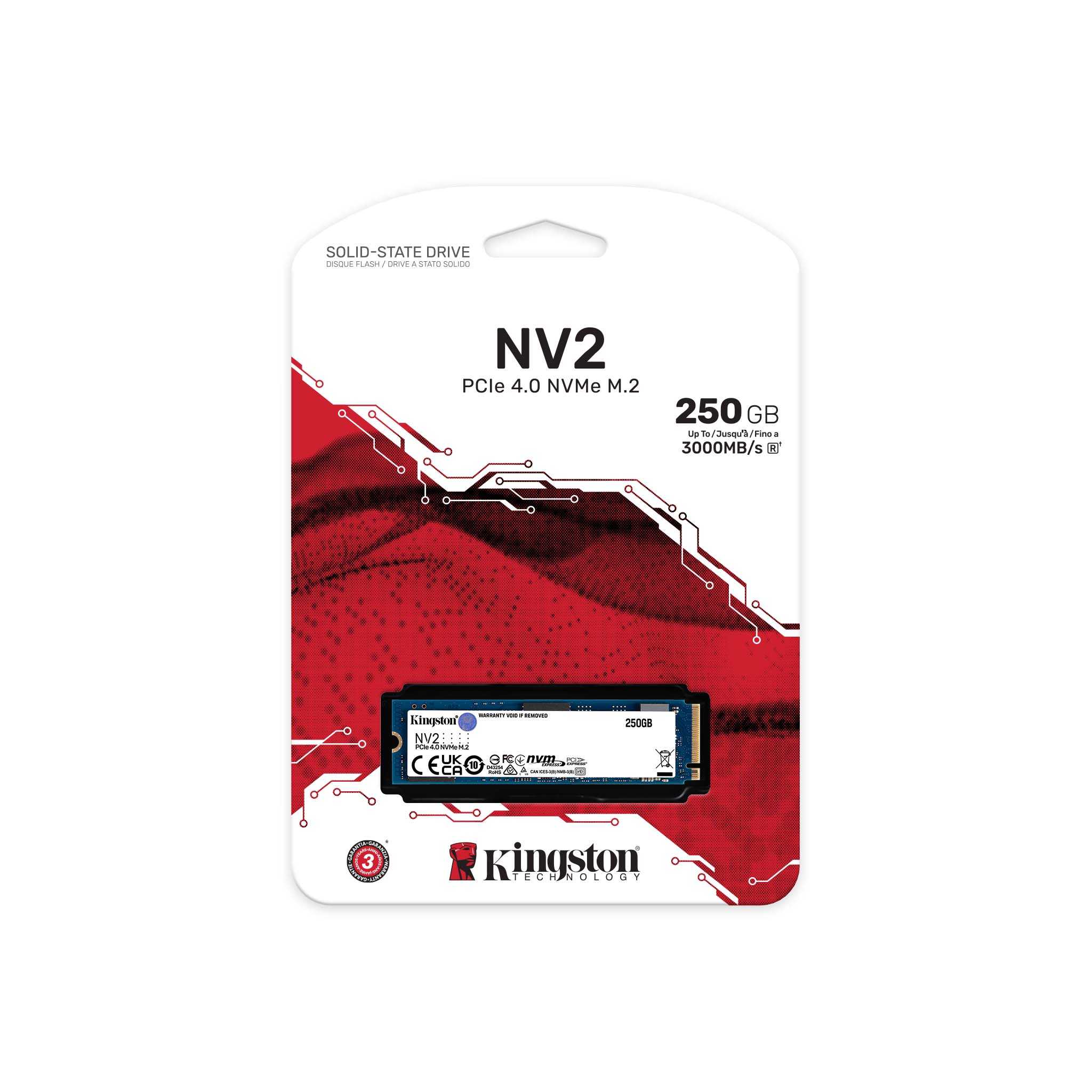 M.2 NVMe SSD Kingston NV2 250GB (SNV2S/250G) photo 3