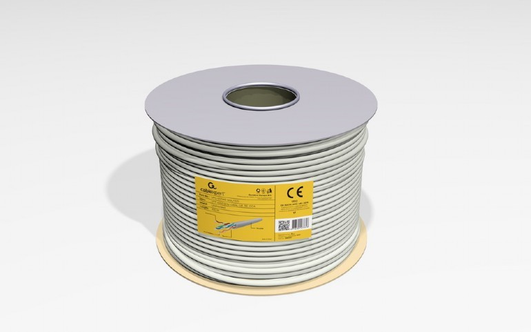 Cable UTP Gembird UPC-5004E-SOL/100, Solid CAT5e UTP LAN cable (premium CCA), 100m photo 3