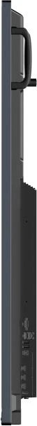ViewSonic IFP7533, EDUCATION - Classroom Essentials, 75”(3840x2160), Android 11, 20 Multi Touch, 9H, 350nits, 4000:1, 4GB RAM / 32GB Storage, OPSx1, HDMI-inx2, HDMI outx1, VGAx1, USB-Ax4, USB-Bx1, USB-C, Earphonex1, Audiox1, RS232,  Black photo 5