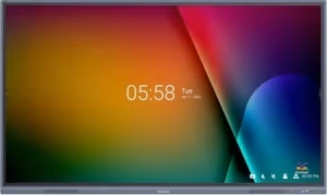 ViewSonic IFP7533, EDUCATION - Classroom Essentials, 75”(3840x2160), Android 11, 20 Multi Touch, 9H, 350nits, 4000:1, 4GB RAM / 32GB Storage, OPSx1, HDMI-inx2, HDMI outx1, VGAx1, USB-Ax4, USB-Bx1, USB-C, Earphonex1, Audiox1, RS232,  Black
