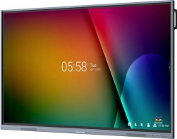 ViewSonic IFP7533, EDUCATION - Classroom Essentials, 75”(3840x2160), Android 11, 20 Multi Touch, 9H, 350nits, 4000:1, 4GB RAM / 32GB Storage, OPSx1, HDMI-inx2, HDMI outx1, VGAx1, USB-Ax4, USB-Bx1, USB-C, Earphonex1, Audiox1, RS232,  Black thumbnav 3