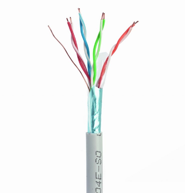 Cable FTP Gembird FPC-5004E-SOL, AWG24 solid CCA , 100m photo 2
