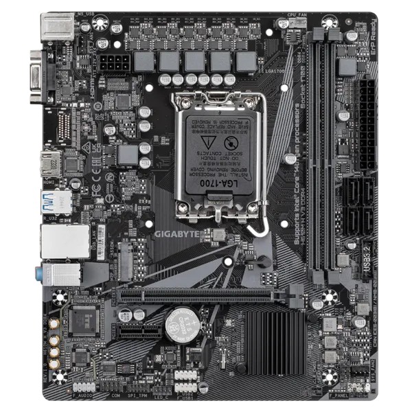 Материнская плата GIGABYTE H610M H V3 DDR4/ 1700/ H610/ DDR4/ mATX photo 2