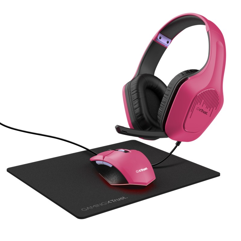 Игровые Наушники Trust GXT 790 Tridox , Pink photo 1 Игровые Наушники Trust GXT 790 Tridox , Pink photo 1