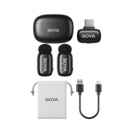Microfon Boya Wireless Microphone Mini 2-02 Ultracompact 2.4GHz Type-C Connector, Black thumbnav 3