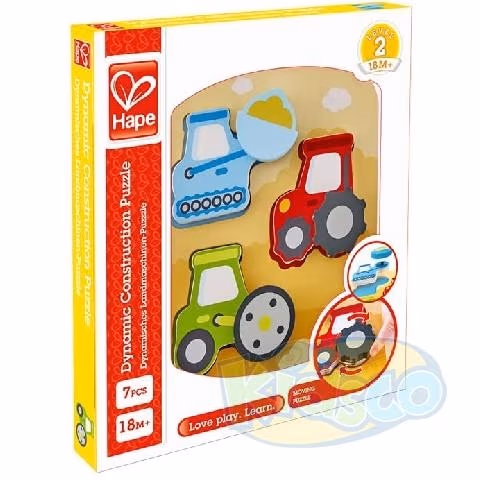 Hape E1608A Dynamic Construction Puzzle